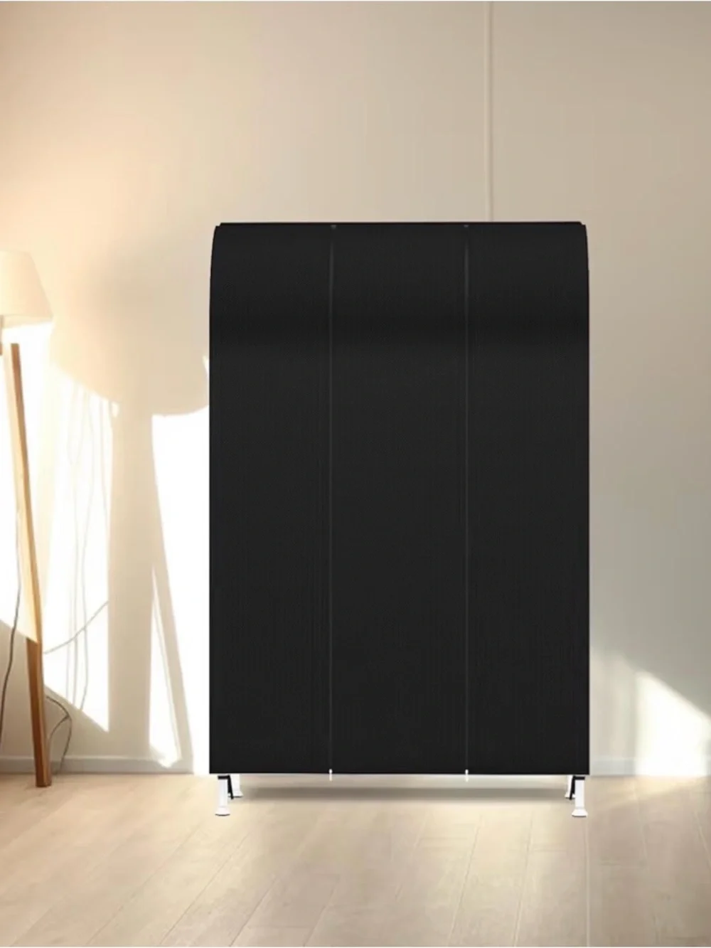 43” Black Garment Rack Cover- Home Storage